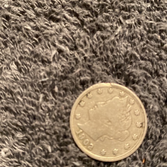 Two  Collectible V Nickels 1902 & 1911 - Picture 7 of 7